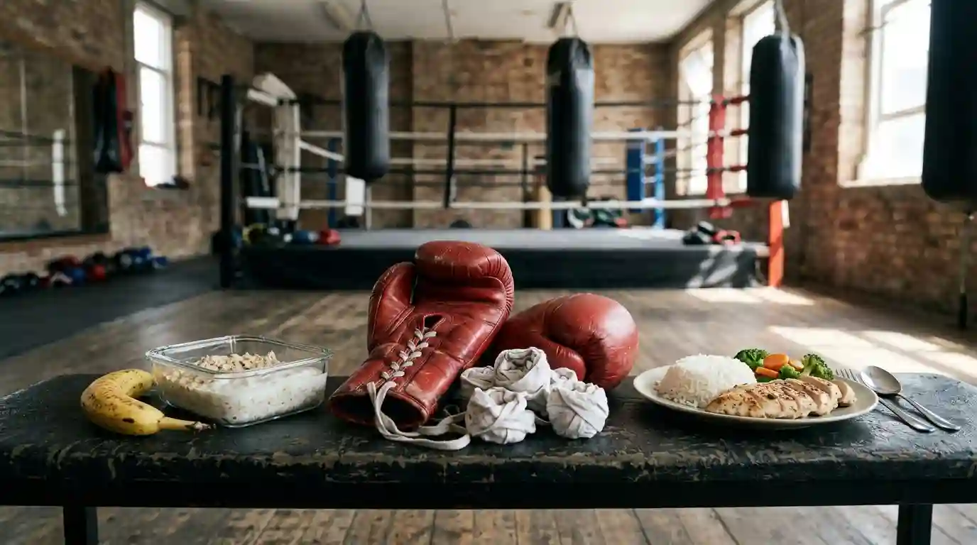 Qué comer antes y después de entrenar boxeo